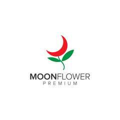 Moon Flower Logo