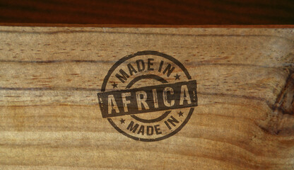 Made in Africa stamp and stamping