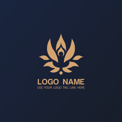 Tree leaf logo template design vector , drop icon illustration