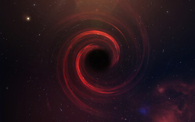 Black hole. Elements of this image furnished by NASA. 