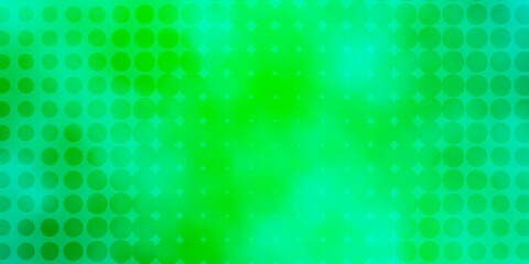 Light Green vector texture with disks.