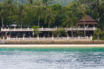 Fototapeta na wymiar Harbor of Ko Phi Phi Don Island, Krabi Province, Thailand, Asia