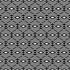 Seamless pattern. Rhombuses, figures ornament. Shapes background. Ethnic motif. Diamonds, shapes wallpaper. Digital paper, textile print, web design, abstract. Geometric backdrop. Vector artwork