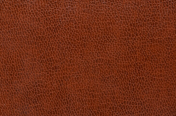 Full frame brown leather background