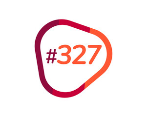 Number 327 image design, 327 logos