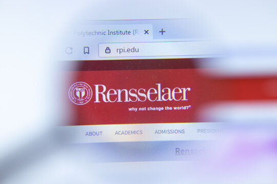 Moscow, Russia - 1 June 2020: Rensselaer Polytechnic Institute Website With Logo, Illustrative Editorial