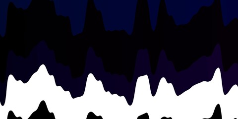 Dark Pink, Blue vector template with curved lines.