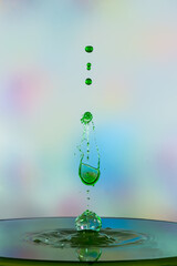 My New Green Handbag - another image in my Water Drop Art series.