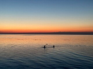 Sunrise over the sea