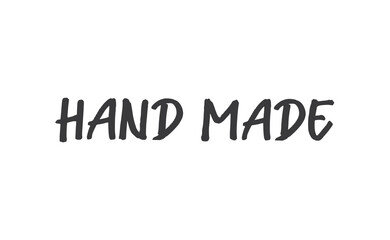Hand made lettering text. Typography vector writing.