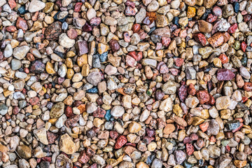 Abstract nature pebbles background. pebbles texture. Stone background. Sea pebbles beach. Beautiful nature.