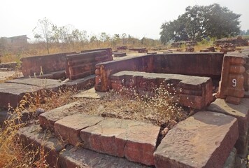 Ashapuri Temple Ruins at Bhopal, Madhya Pradesh 