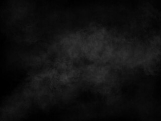 Grey Clouds / Smoke on the Black Background