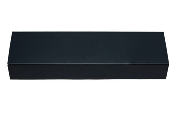 Gift box with handle on white isolated background