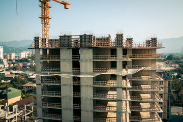 Building construction in Batumi city. Batumi. Georgia