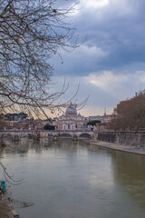 Naklejka premium Rome, bridge