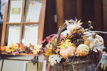 Flower wedding decor