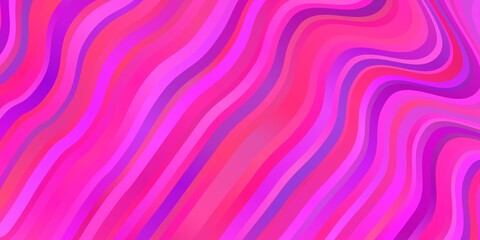 Fototapeta premium Light Pink vector background with bows.