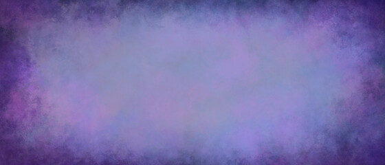 simple abstract grunge background in purple, with blackouts at the edges, light texture and patches of pink and blue