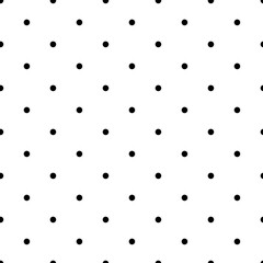 Points seamless pattern. Dot texture. Polka dots background. Simple small geometric point. Dotted halftone. Abstract minimal dotty. Design prints. Black and white polkadots. Repeat polkadot. Vector © Omeris