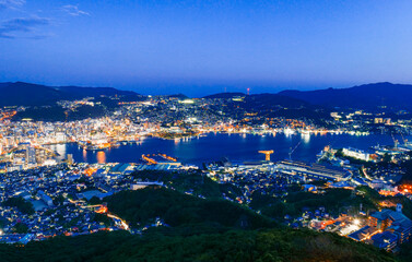 日本三大夜景　長崎　稲佐山から眺望