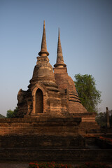 The Sukhothai Kingdom: สุโขทัย, was an early kingdom in the area around the city Sukhothai, in north central Thailand. The Kingdom existed from existed from 1238 until 1438. UNESCO World Heritage Site