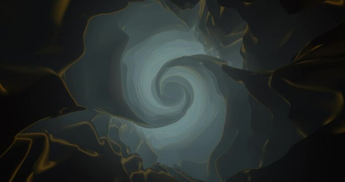 Abstract Tunnel Journey Animation. Perfectly Looping. Smooth 4K Background Animation.