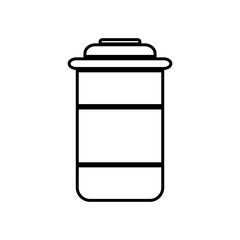 Coffee cup icon on white background. Vector illustration.