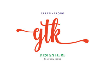 GTK lettering logo is simple, easy to understand and authoritative