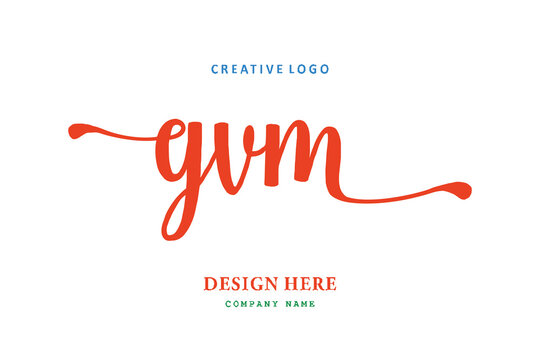GVM lettering logo is simple, easy to understand and authoritative