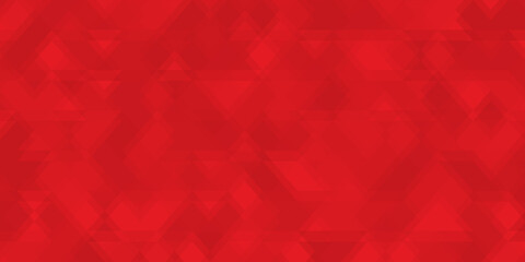 Red and black abstract triangle pattern banner design