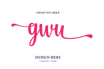 GWU lettering logo is simple, easy to understand and authoritative