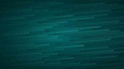 Abstract background of small squares or pixels in shades of light blue colors