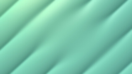 Green turquoise organic smooth background light tiffany blue color plastic 3d render abstract, elegant wallpaper macro soft texture