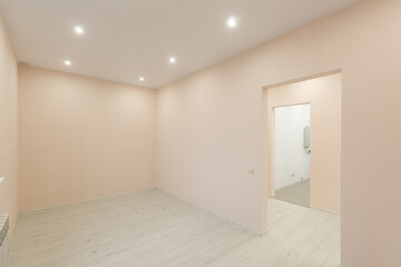 unfurnished house or apartment in bright colors