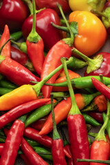 background vegetable pattern vertical chili pepper red round and pod