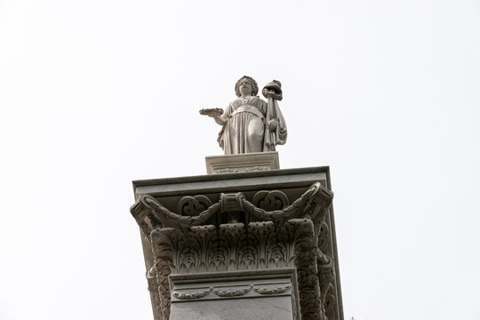 Casimir Pulaski Monument In Savannah, Georgia