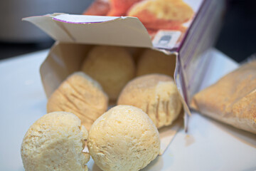 Ready meal Frozen pot dumplings with breadcrumbs