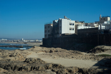 Essaouira city view from the shore