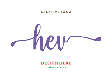HEV lettering logo is simple, easy to understand and authoritative