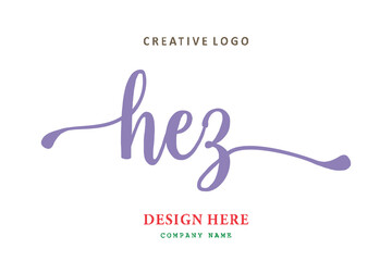 HEZ lettering logo is simple, easy to understand and authoritative