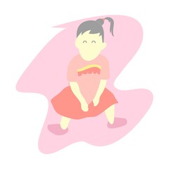 Illustration vector graphic of cute baby 9