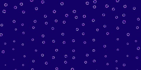 Light purple, pink vector layout with circle shapes.