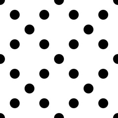 Circles seamless print. Dots pattern. Circle figures ornament. Polka dot motif. Rounds background. Dotted wallpaper. Digital paper, textile print, web design, abstract image. Vector