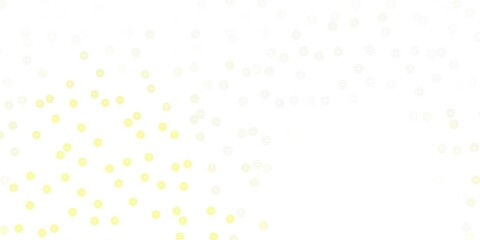 Light yellow vector doodle template with flowers.