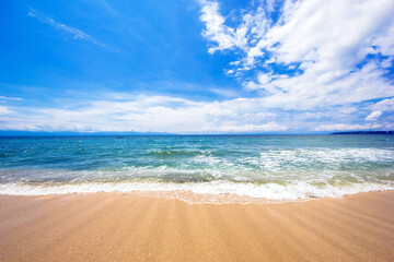Fototapeta na wymiar An incredible mexican sandy beach