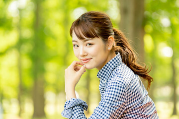 Fototapeta premium 美しい日本女性
