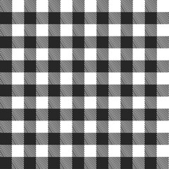 Black checkered tablecloths seamless pattern background.