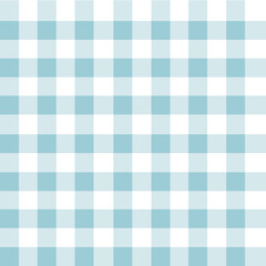 Blue checkered tablecloths seamless pattern background.