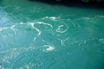 Whirlpool scenery seen in Saikai National Park in Nagasaki